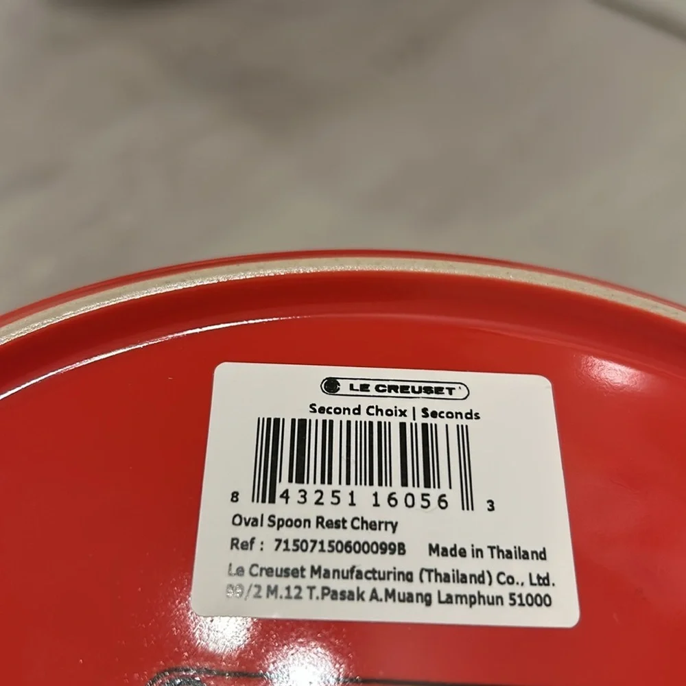 Le Creuset bright red